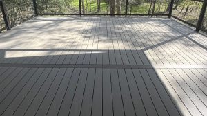 Composite Deck Installation in College Station, Tx by H3 Outdoor Design and Construction