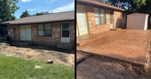 Before and After Patio Makeover