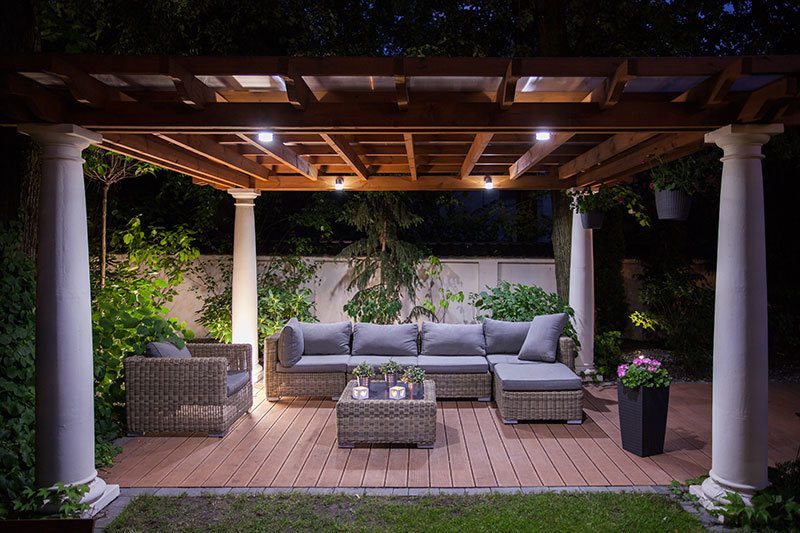 outdoor covered patio lighting