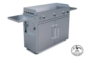 Free-standing-griddles 1 | h3 outdoor design & construction Freestanding Grill