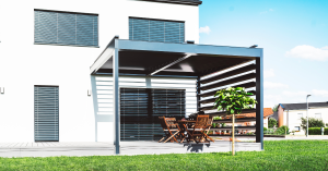 Retractable Pergola Screen